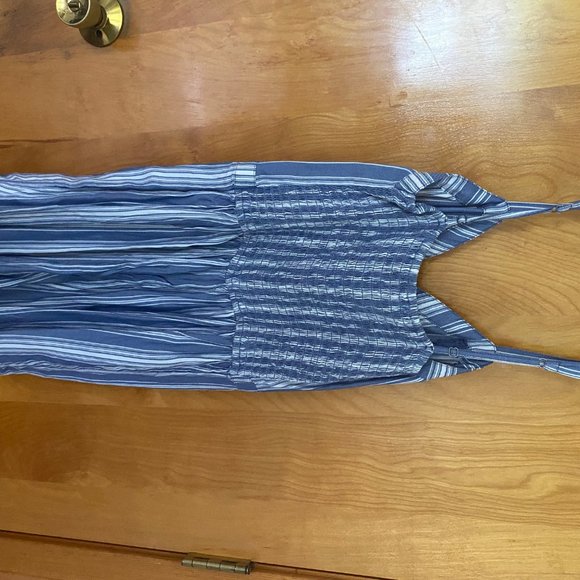 Blue Striped Romper - Picture 3 of 3